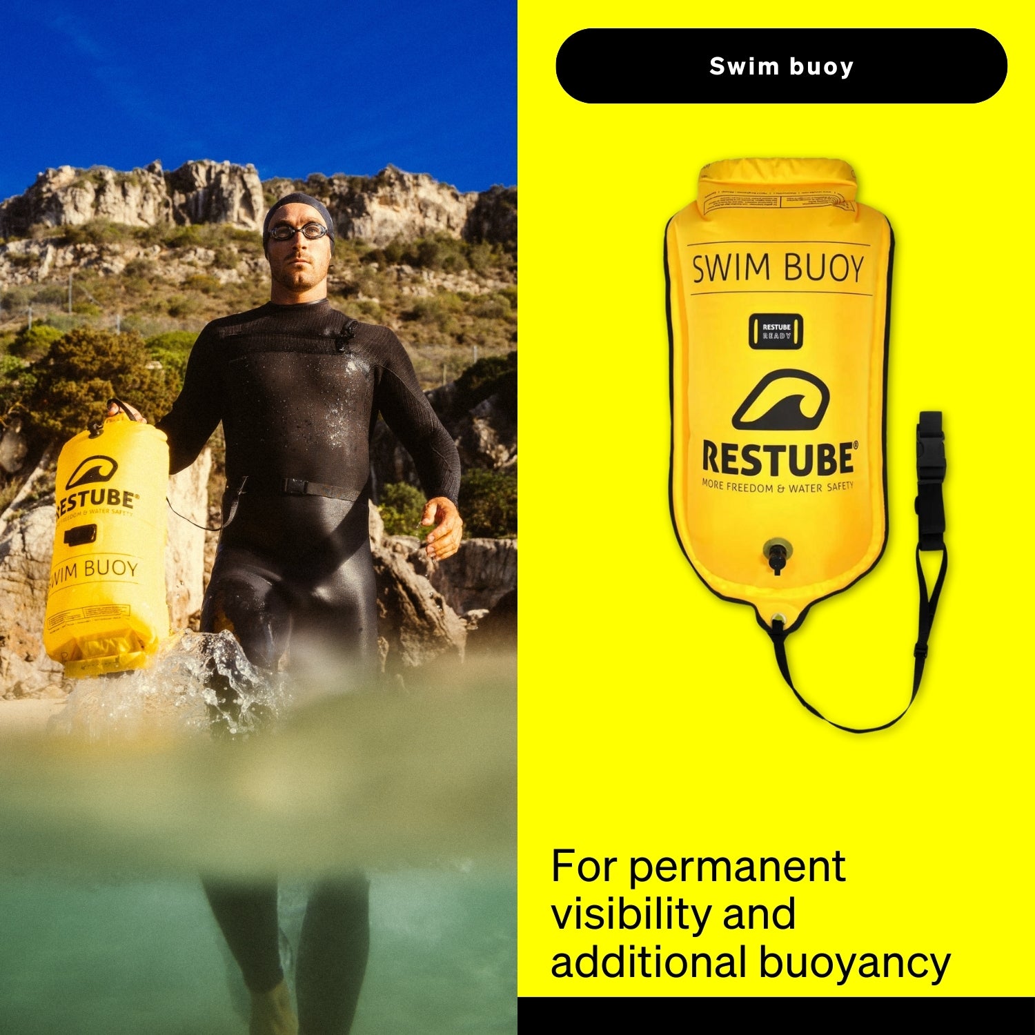 Restube Swim Buoy kit nageurs Pro + accessoires complet