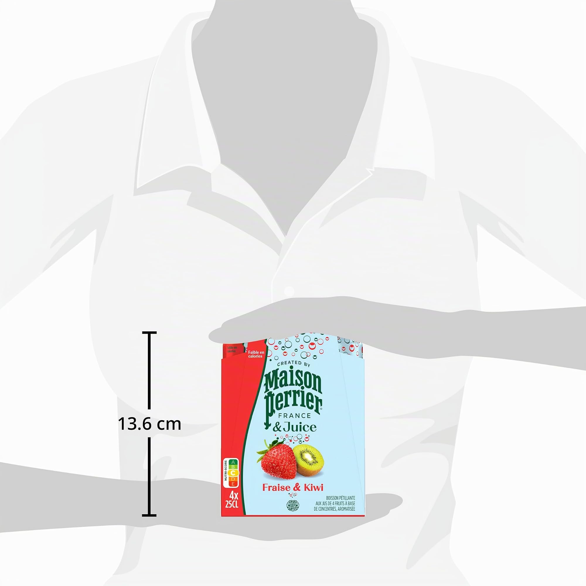 Maison Perrier Magnetic Juice boisson gazeuse fraise kiwi 24x25cl