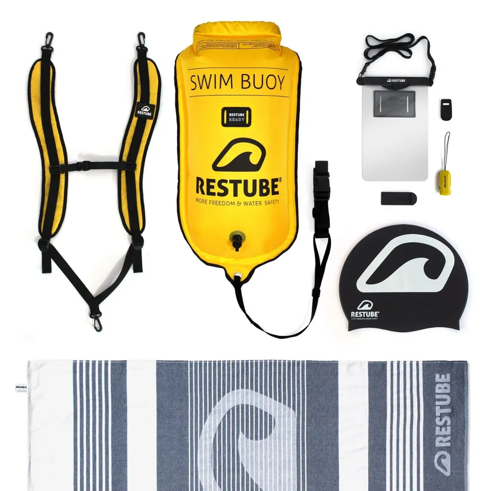 Restube Swim Buoy kit nageurs Pro + accessoires complet