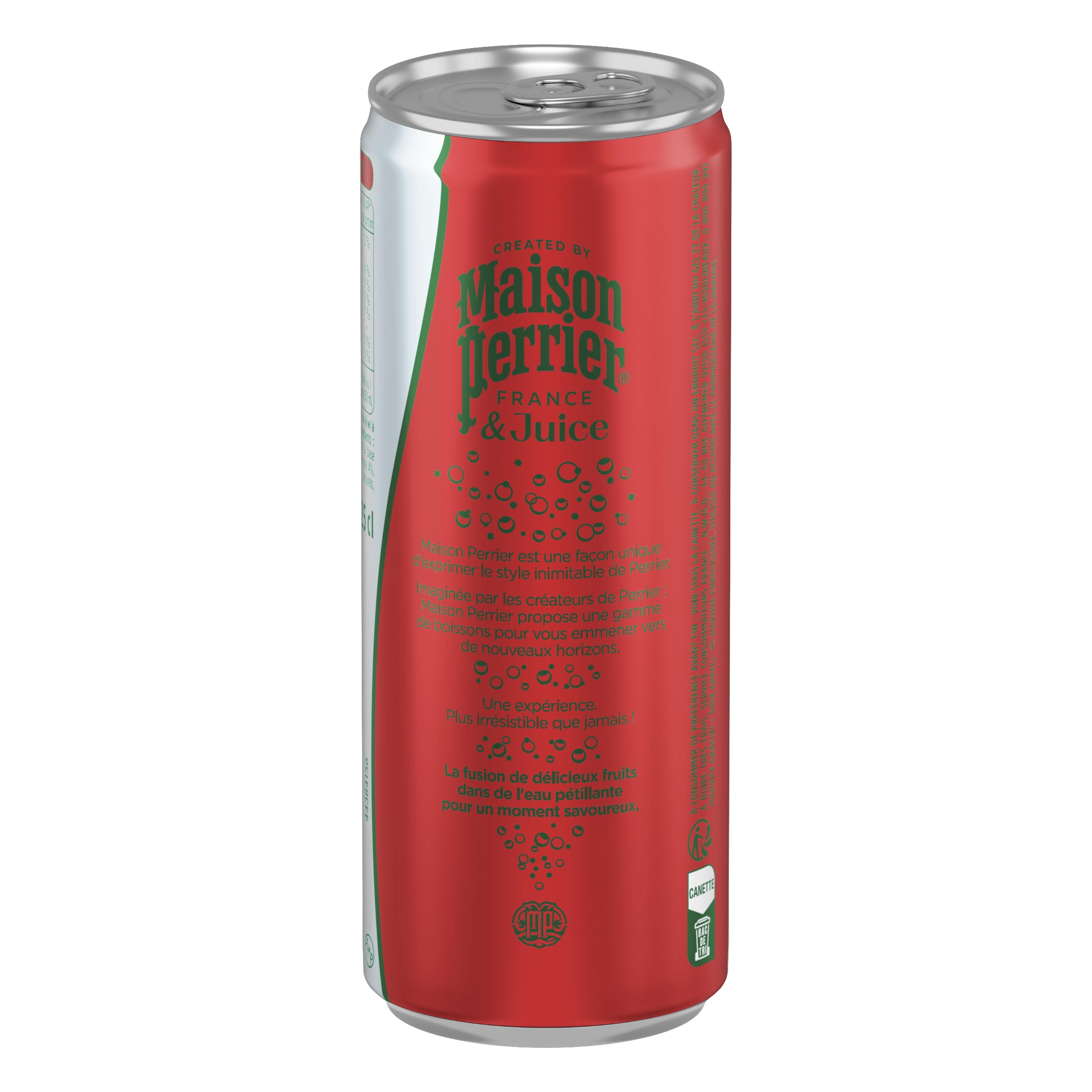 Maison Perrier Magnetic Juice boisson gazeuse fraise kiwi 24x25cl
