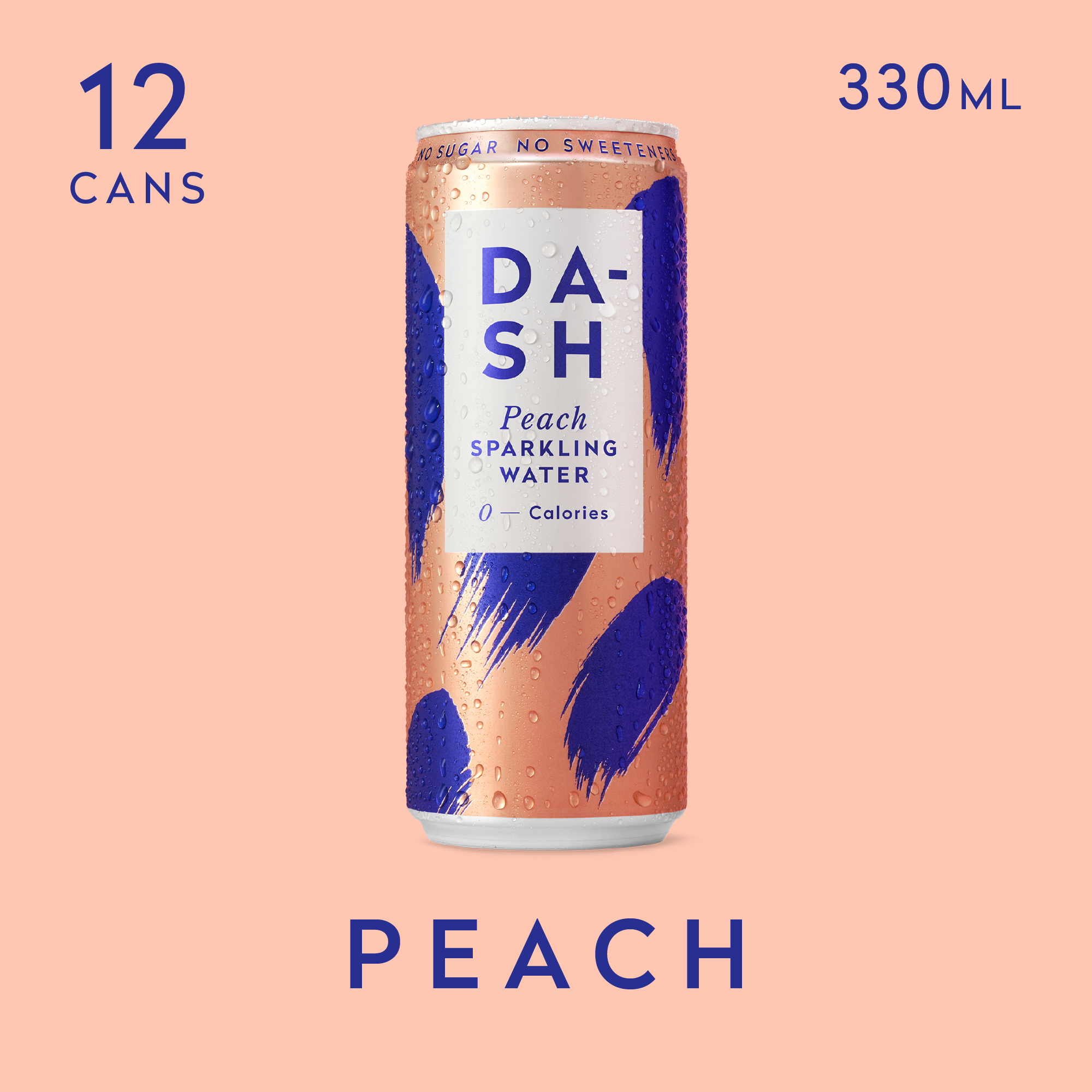 DASH Pick & Mix eau gazeuse assortiment 48 canettes sans sucre