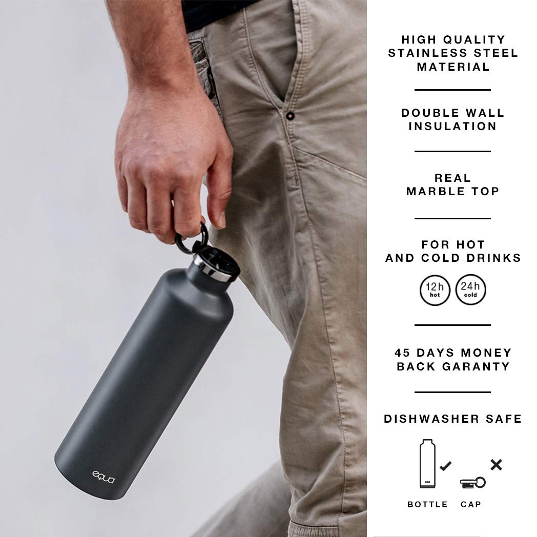 Equa MT13 gourde isotherme gris foncé 680 ml