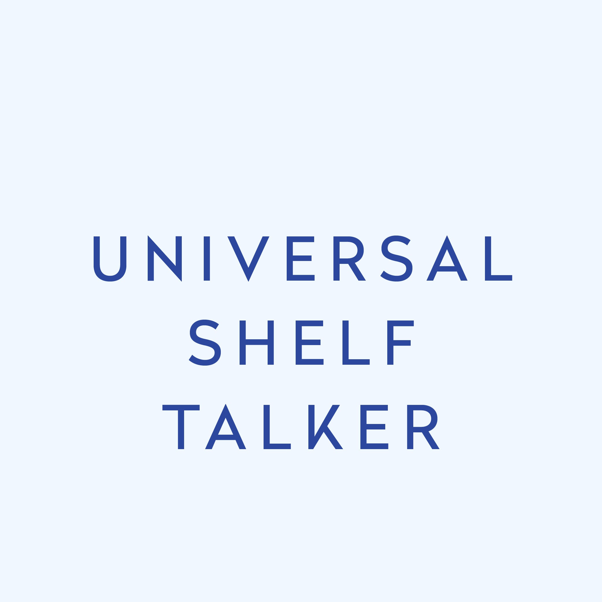 DASH Water Shelf Talker présentoir rayon universel