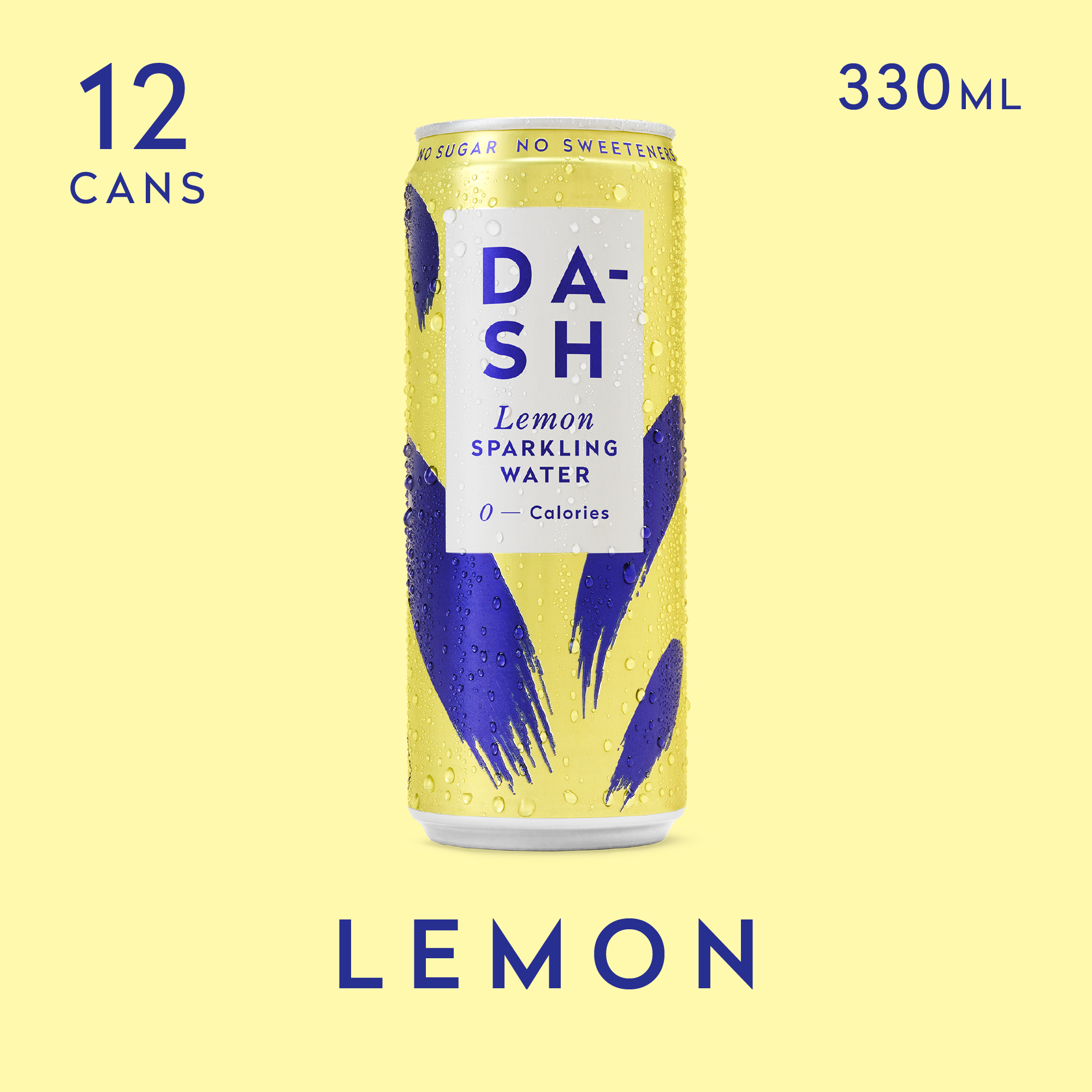 DASH citron eau pétillante sans sucre
