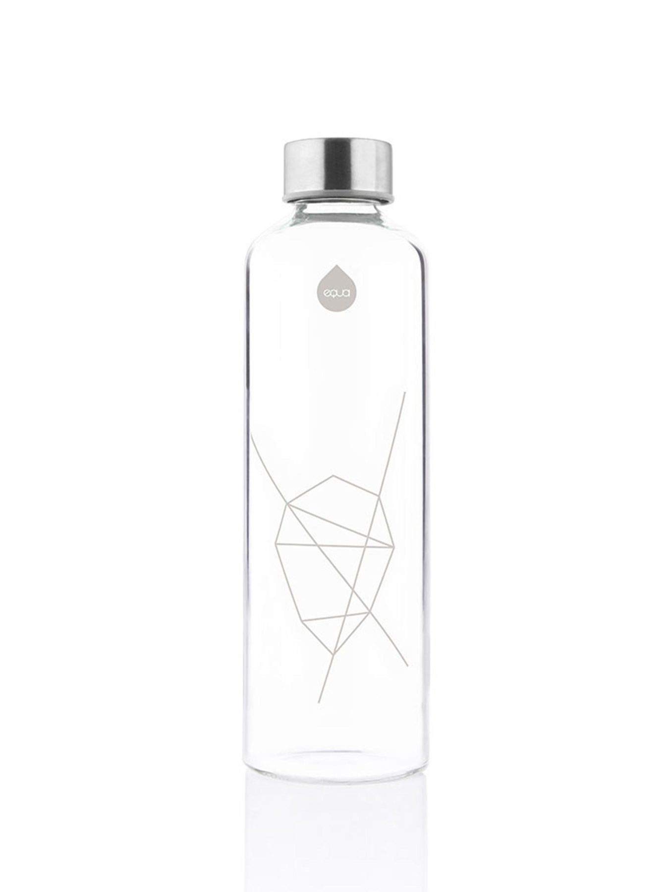 Equa Mismatch Gourde verre 750 ml housse feutre étanche