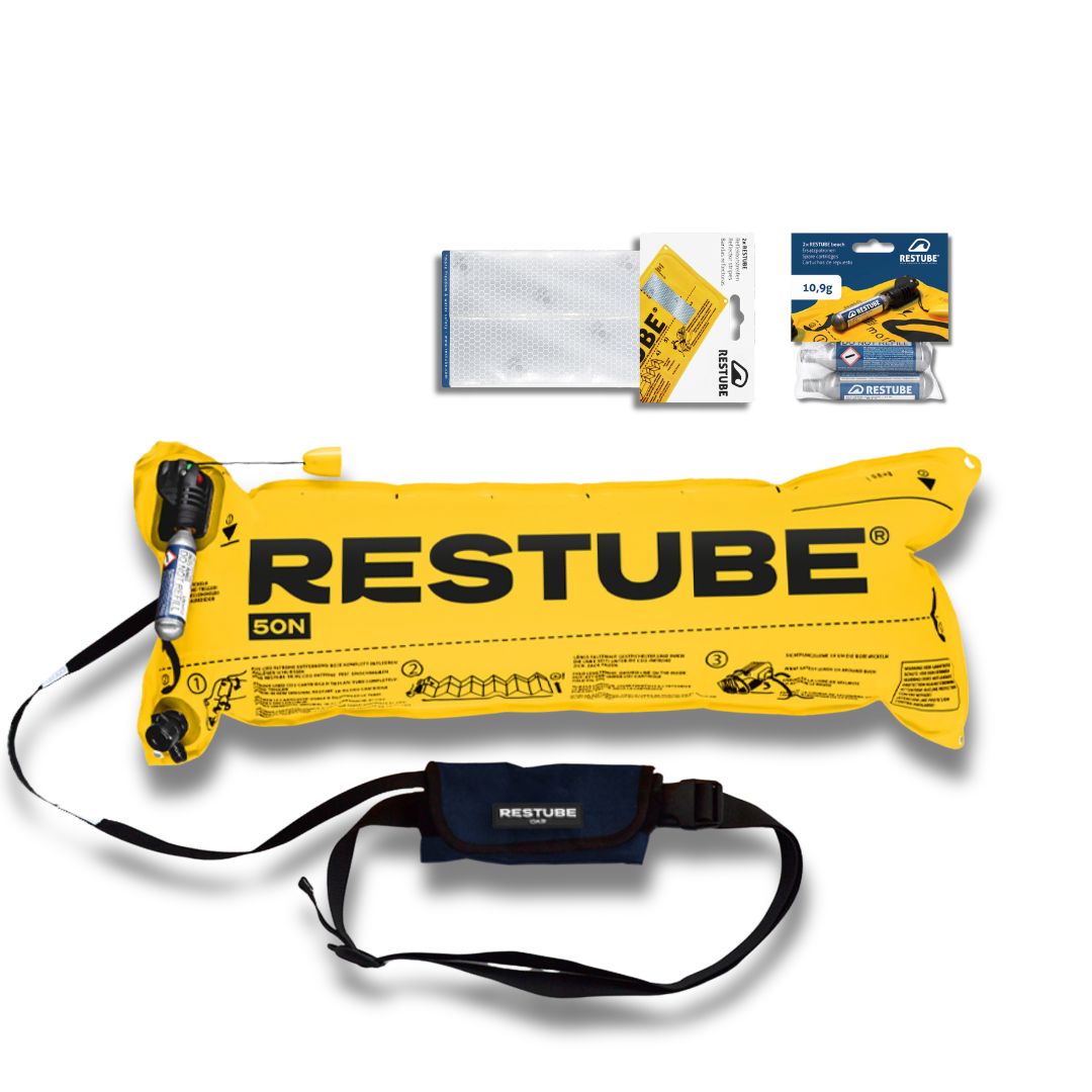 Restube Beach Starter Bundle bouée + 6 cartouches CO2