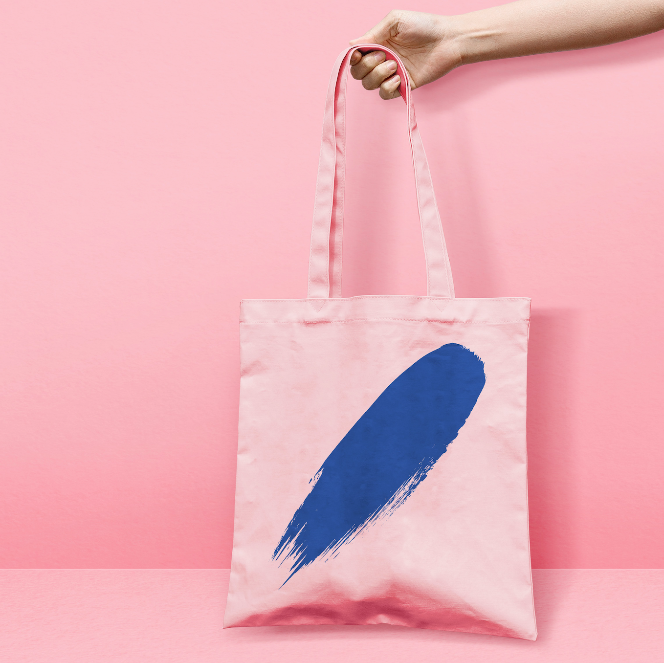 DASH Water Sac Tote Bag Rose Coton Réutilisable