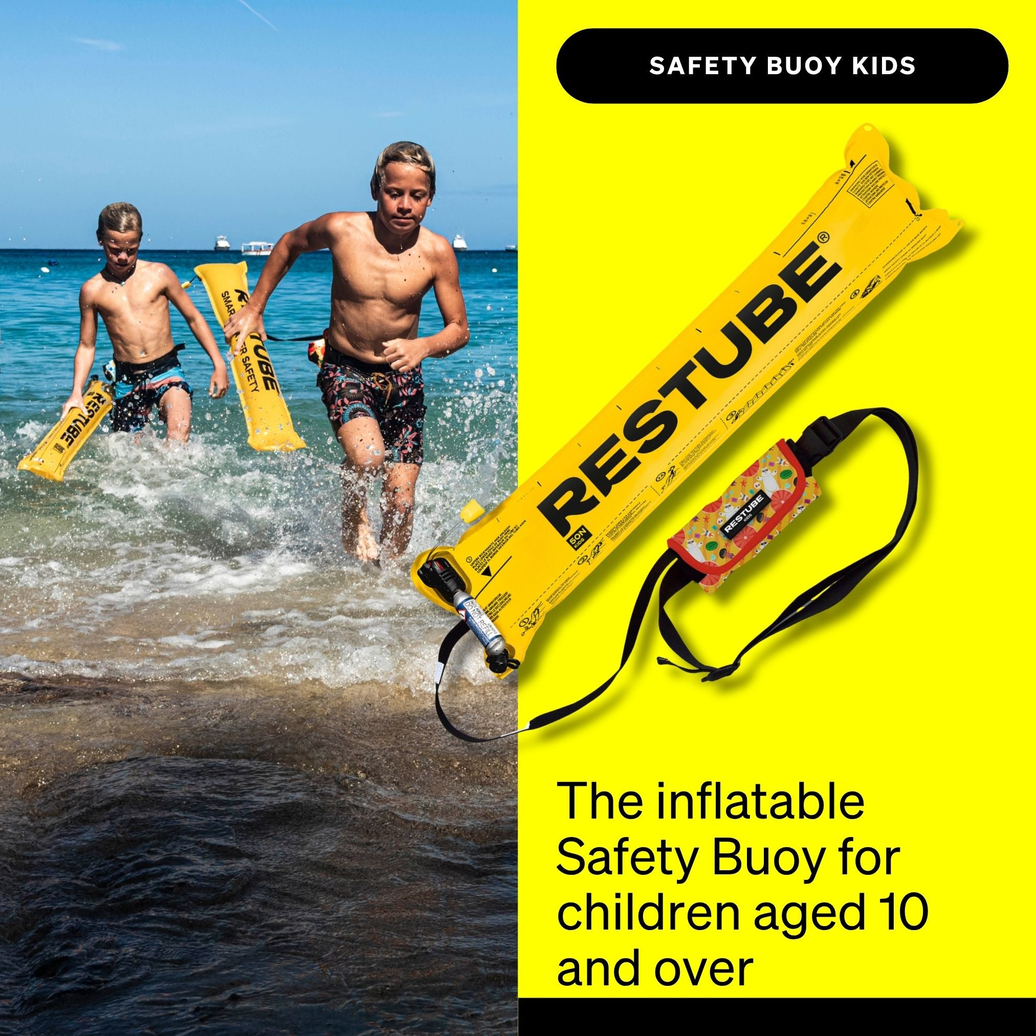 Restube Beach Family Set 2 bouées + 2 Kids drybag 20L