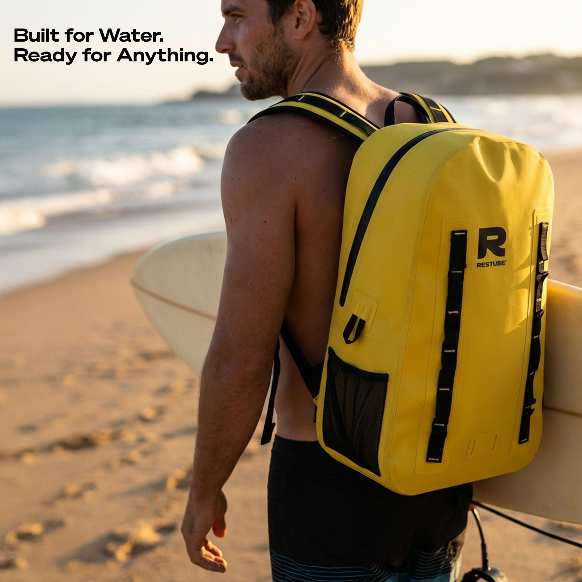 Restube Ocean sac à dos étanche 28 L noir waterproof