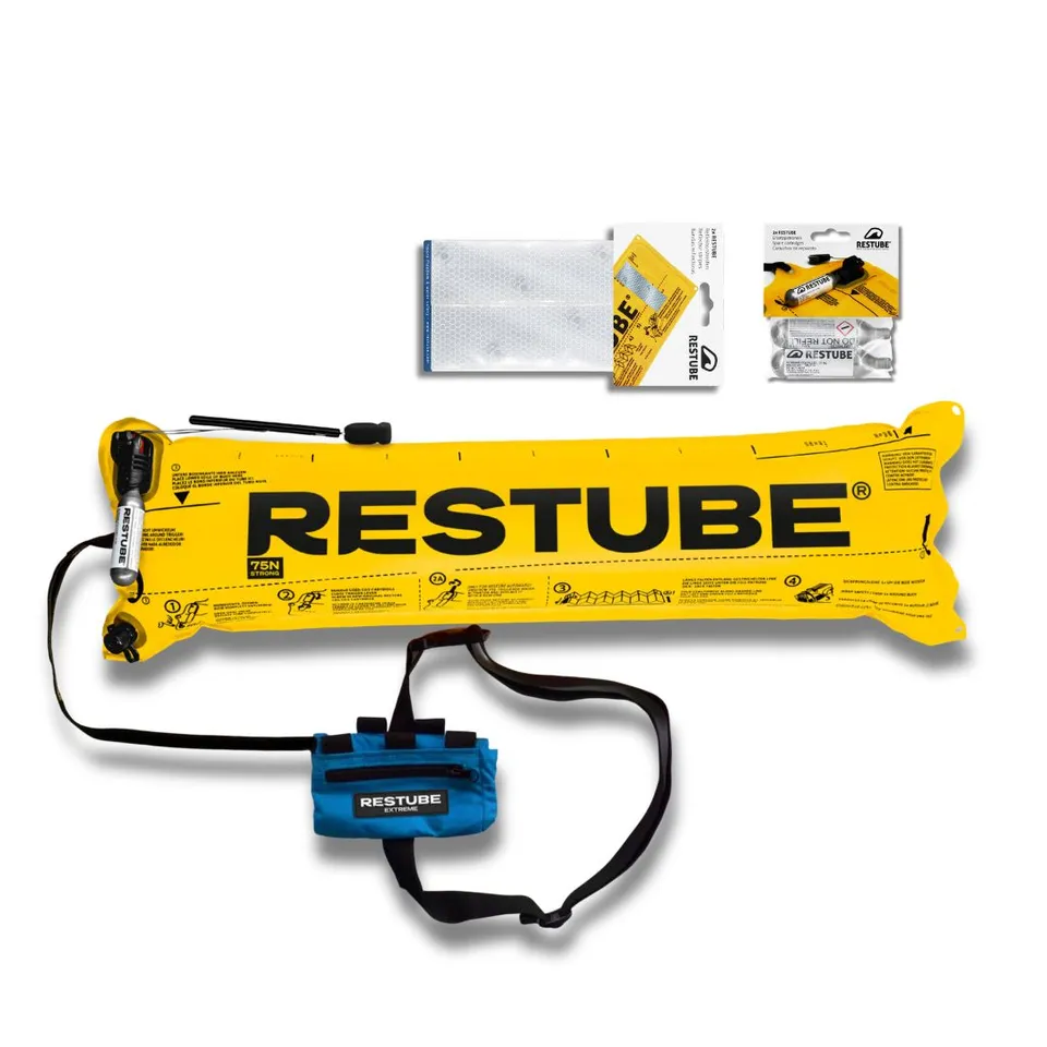 Restube Extreme pack bouée Black Lime + 6 cartouches