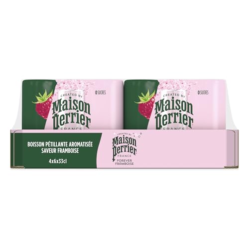 Maison Perrier Forever Framboise boisson gazeuse 4x6x33cl
