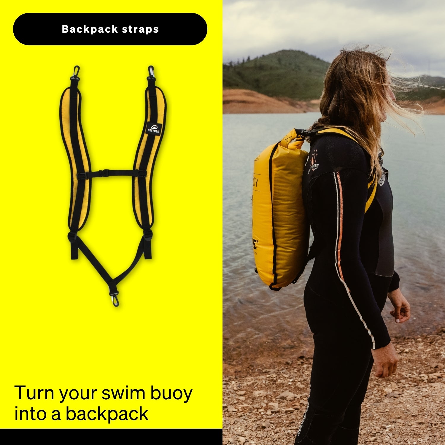 Restube Swim Buoy kit nageurs Pro + accessoires complet