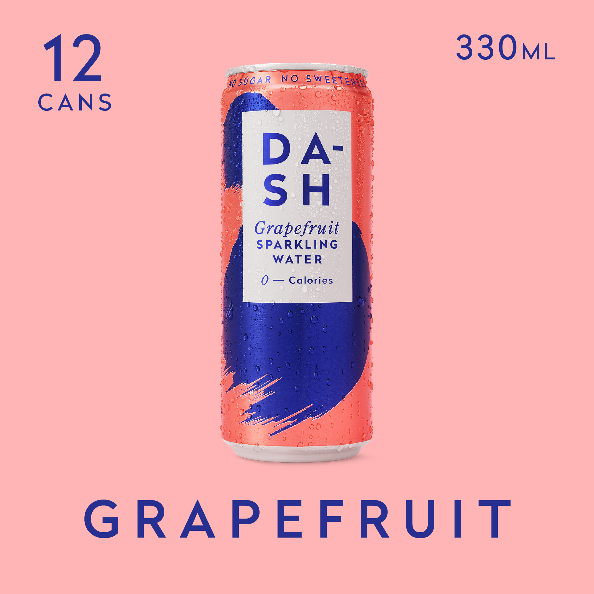 DASH Water Pamplemousse Eau Gazeuse Sans Sucre