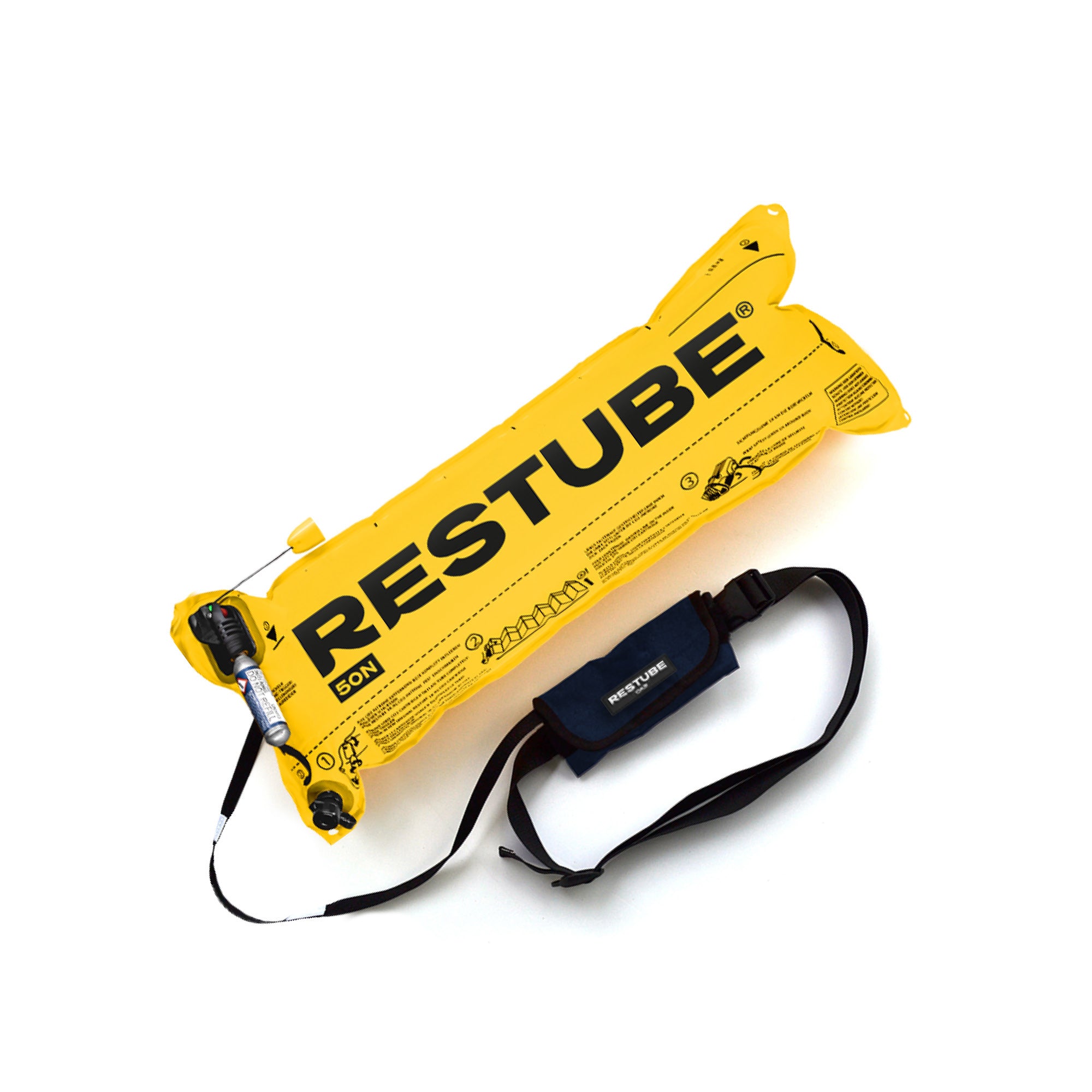Restube Beach One bouée de sécurité Marine Blue 50N