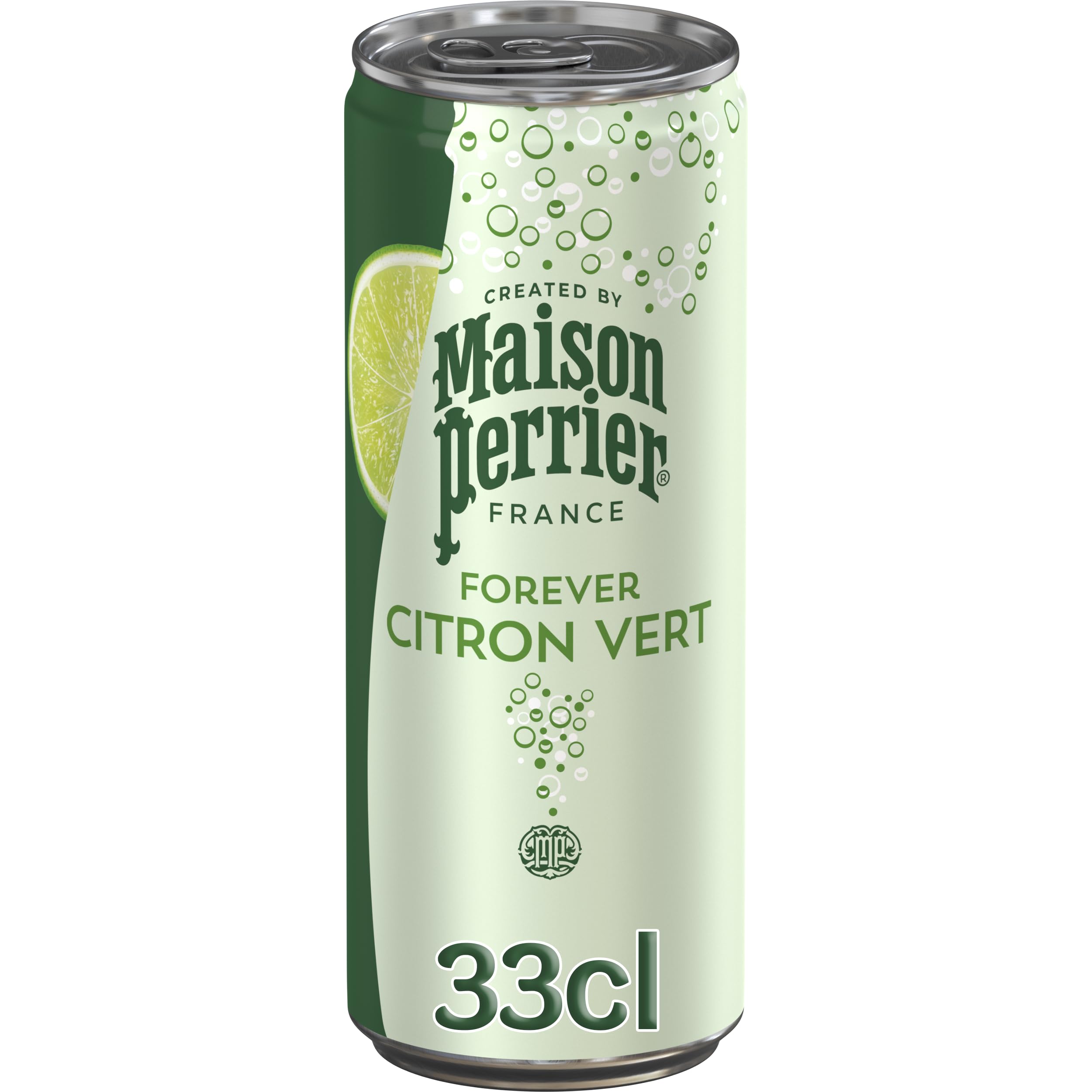 Maison Perrier Forever boisson gazeuse citron vert 24x33cl sans édulcorant