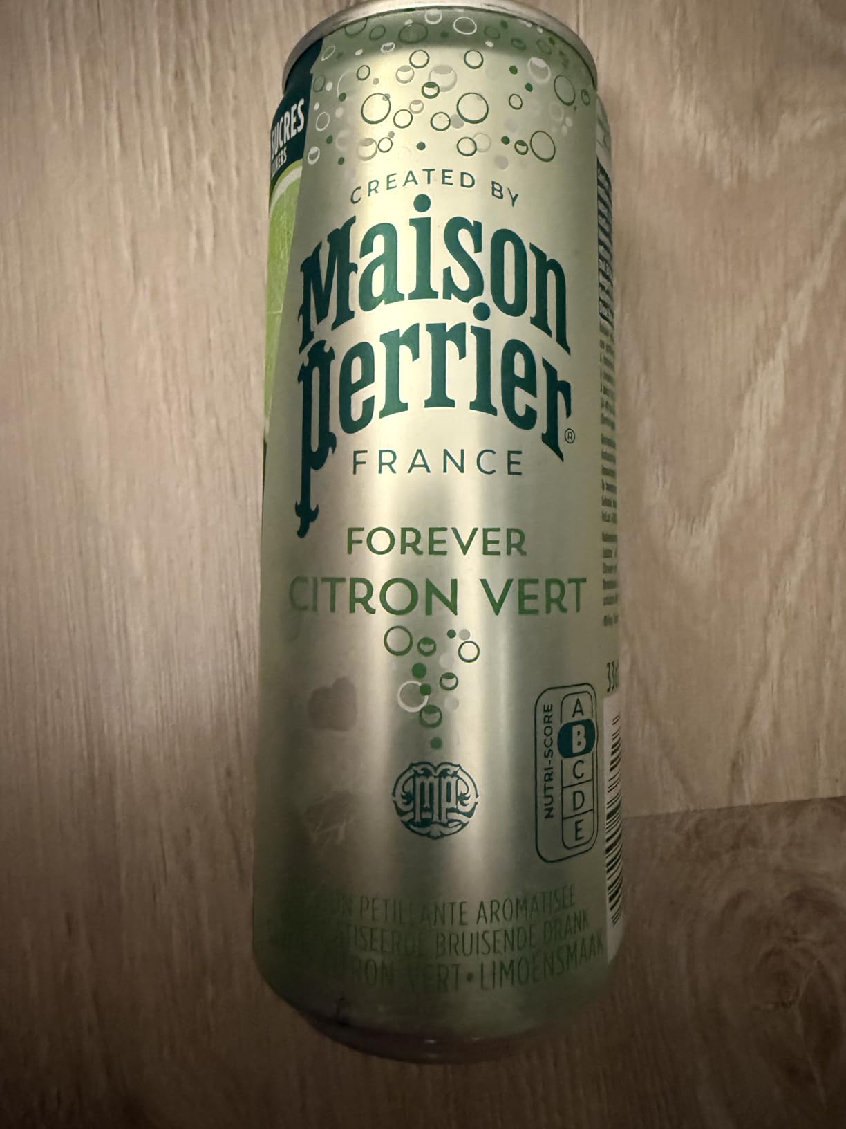 Maison Perrier Forever boisson gazeuse citron vert 24x33cl sans édulcorant