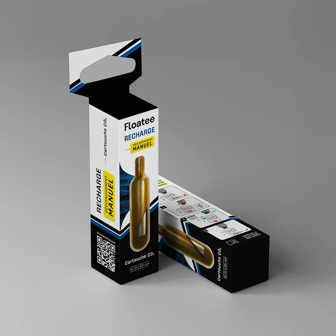 Restube Add Ons Floatee Recharge Adulte Manuel - Cartouche CO2