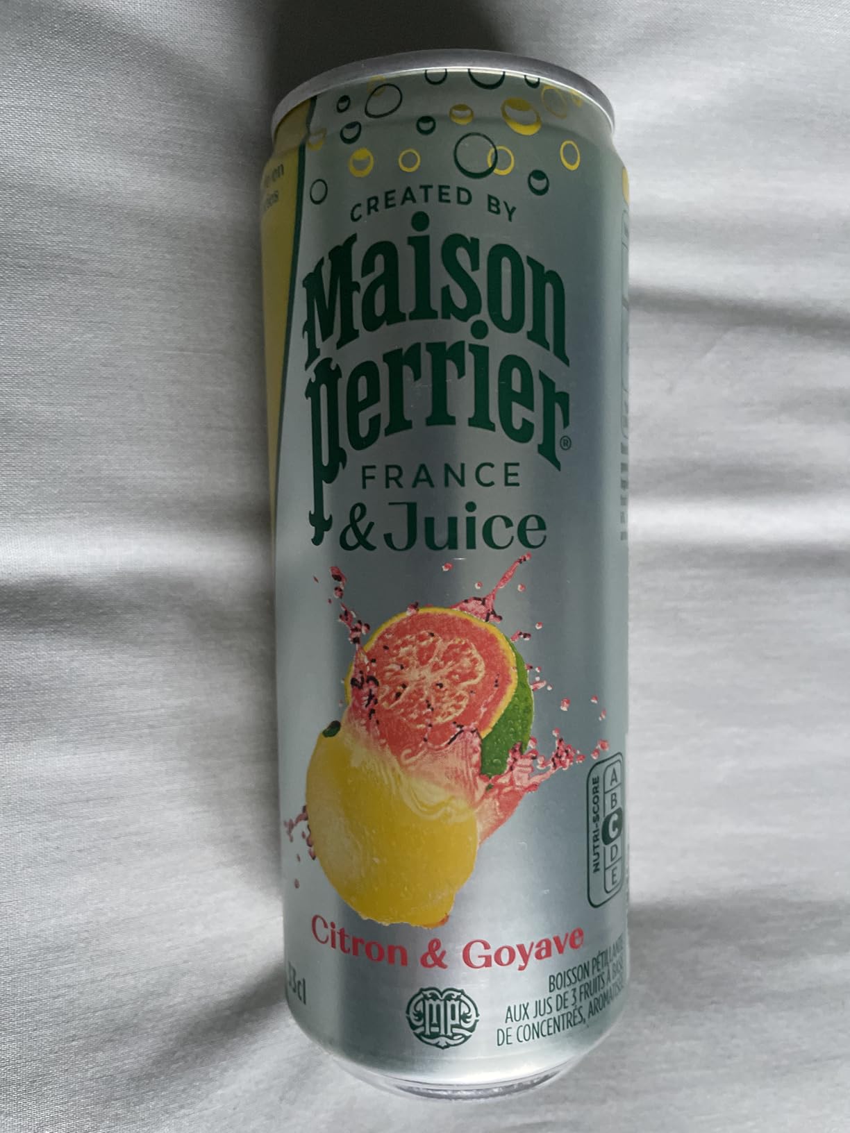 Maison Perrier Magnetic Juice boisson gazeuse citron goyave 24x33cl