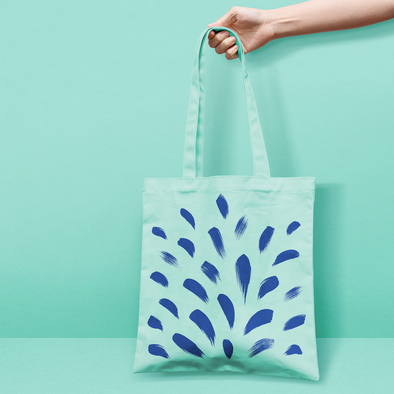 DASH Water Green Tote Bag sac tissu vert réutilisable