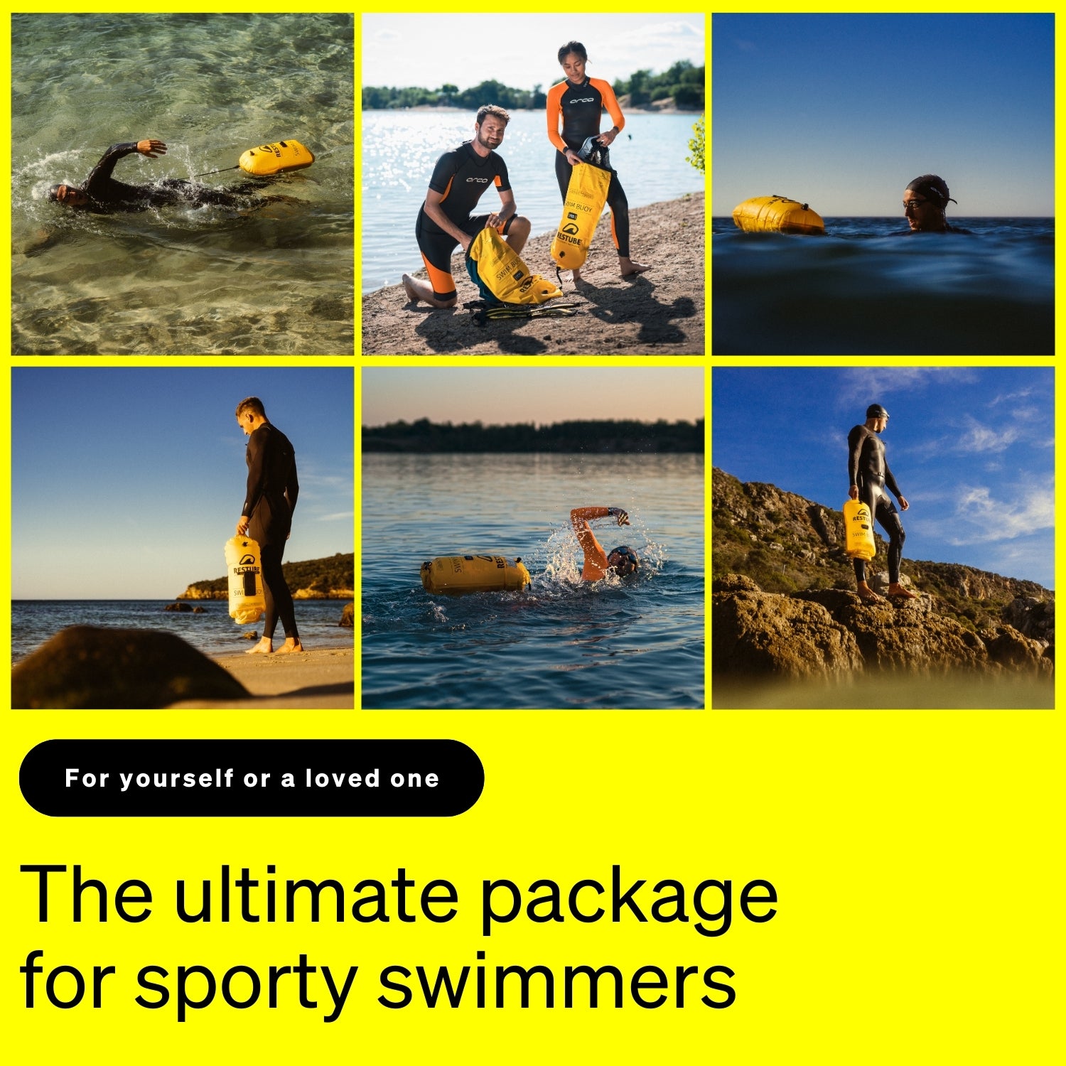 Restube Swim Buoy kit nageurs Pro + accessoires complet