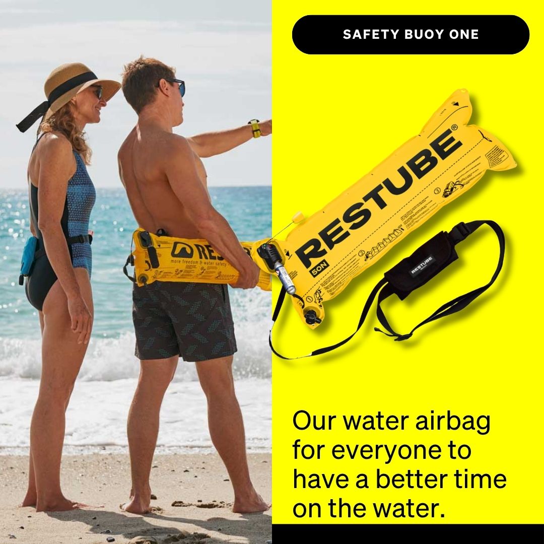 Restube Family Water Safety Set bouée Beach drybag jaune