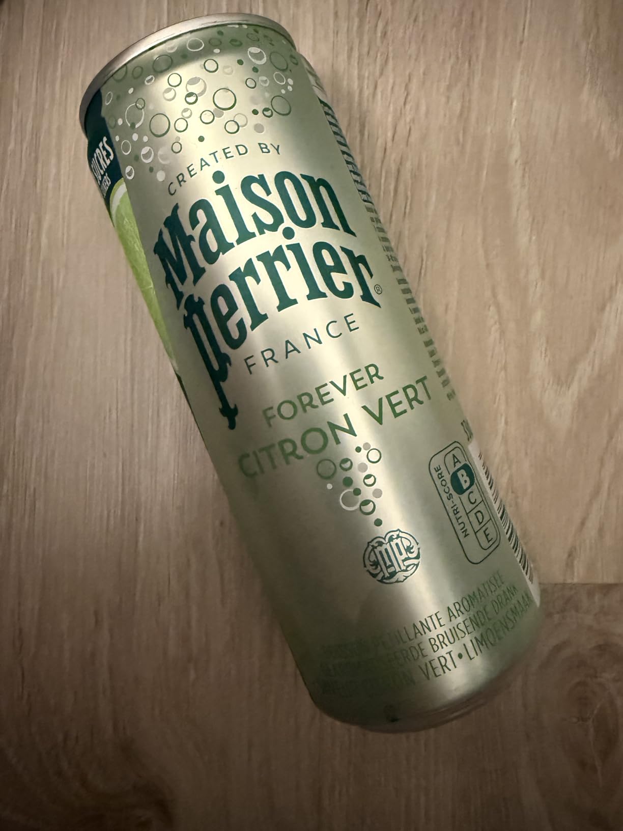 Maison Perrier Forever boisson gazeuse citron vert 24x33cl sans édulcorant