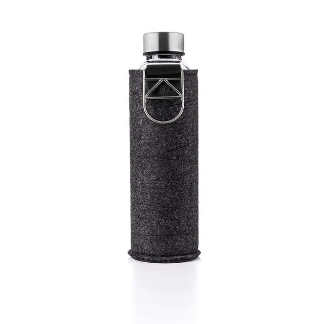 Equa Mismatch Gourde verre 750 ml étui feutre fiable