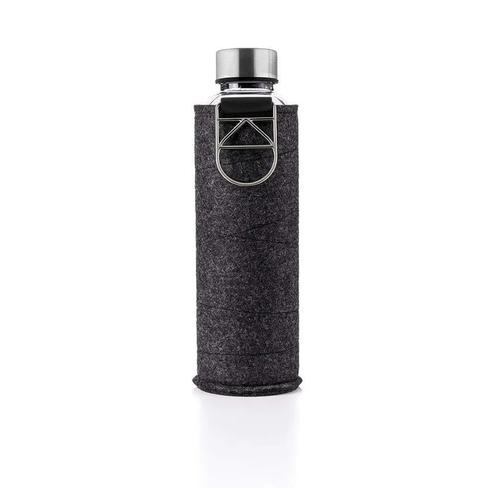 Equa Mismatch Gourde verre 750 ml étui feutre fiable