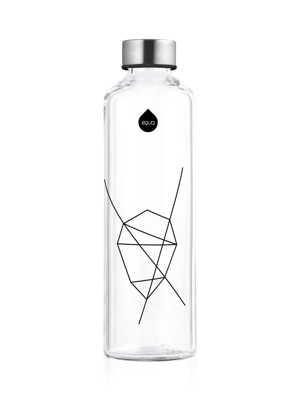 Equa Mismatch S gourde verre 750 ml housse feutre borosilicate