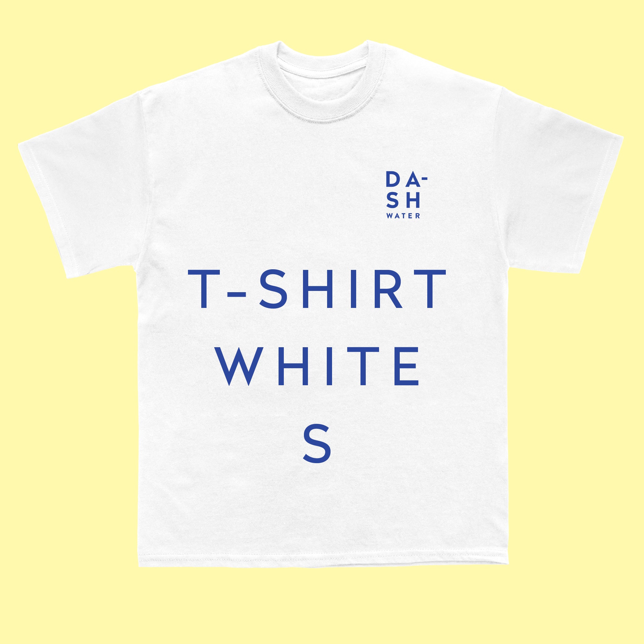 DASH Water T-Shirt Blanc Taille S Coton