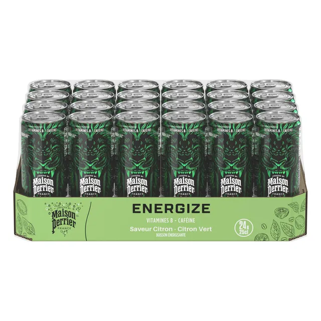 Maison Perrier Energize boisson citron-citron vert 24x25cl