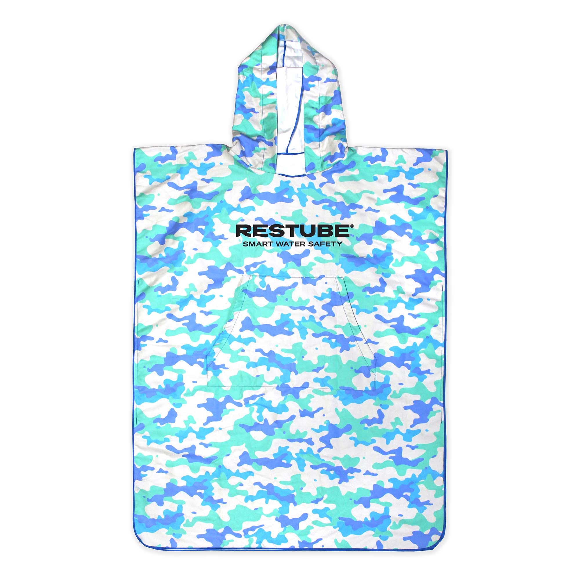 Restube Poncho serviette microfibre adulte capuche
