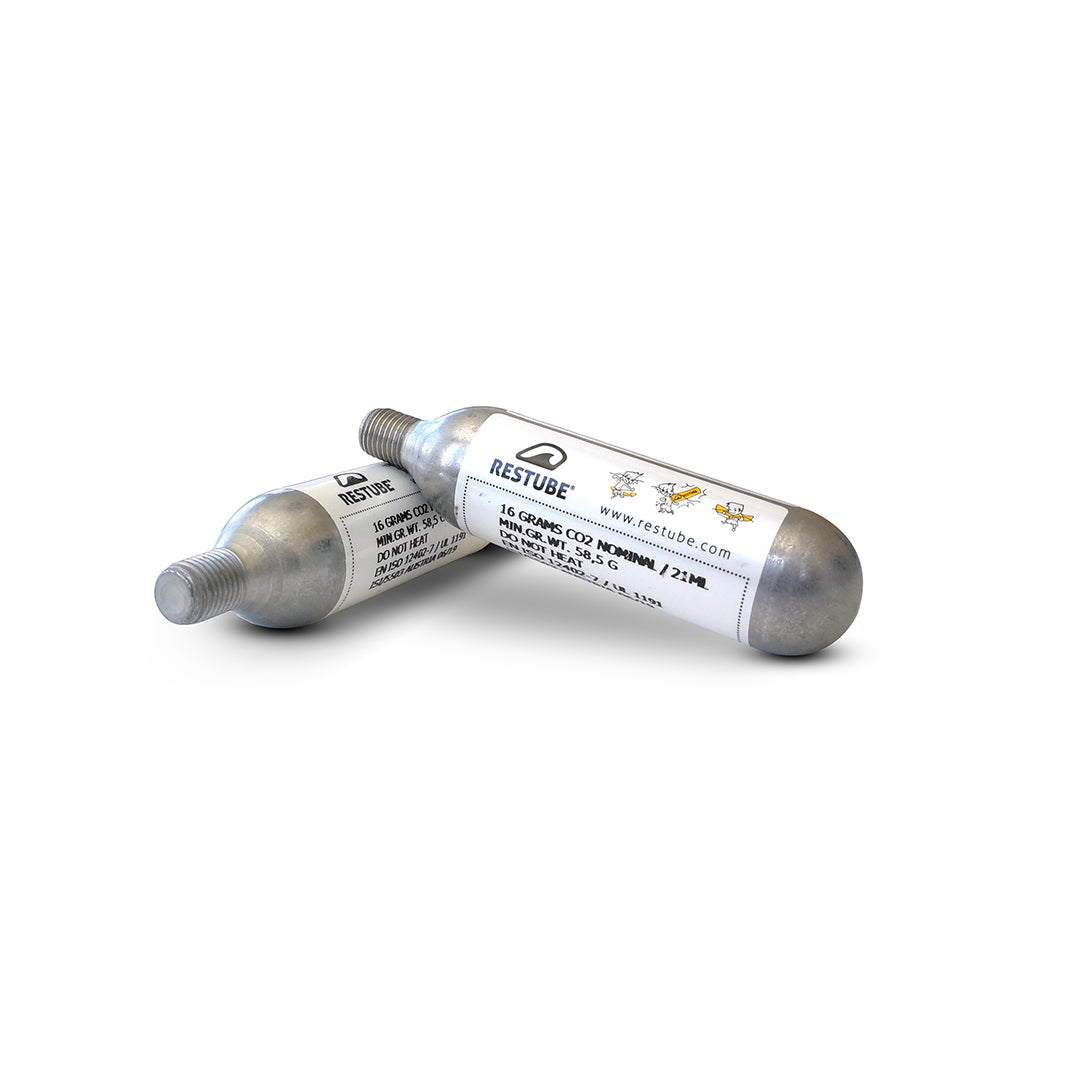 Restube cartouche CO2 16 g lot de 6 recharges bouée