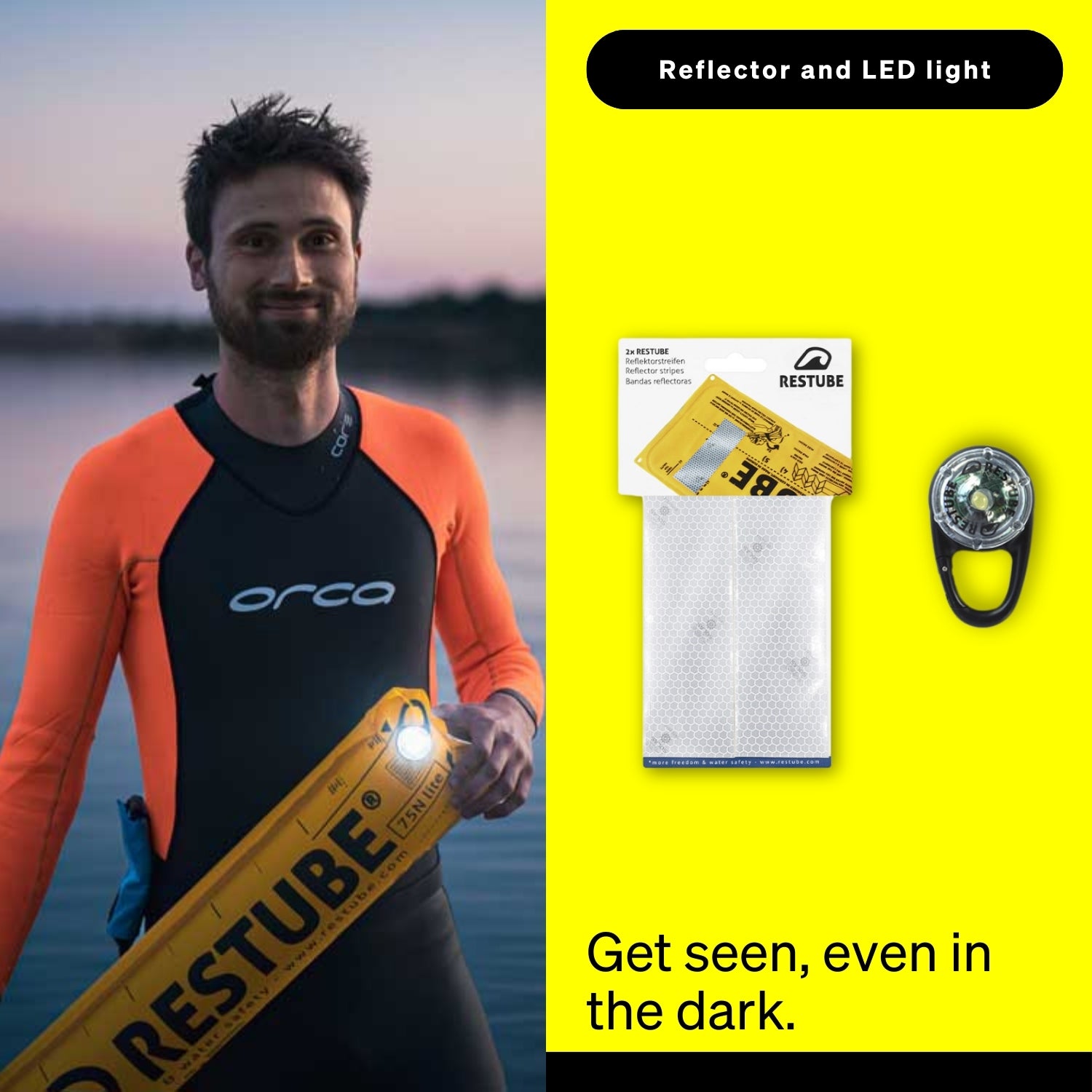 Restube Safety Buoys Active bouée de sécurité kit Icemint 50N