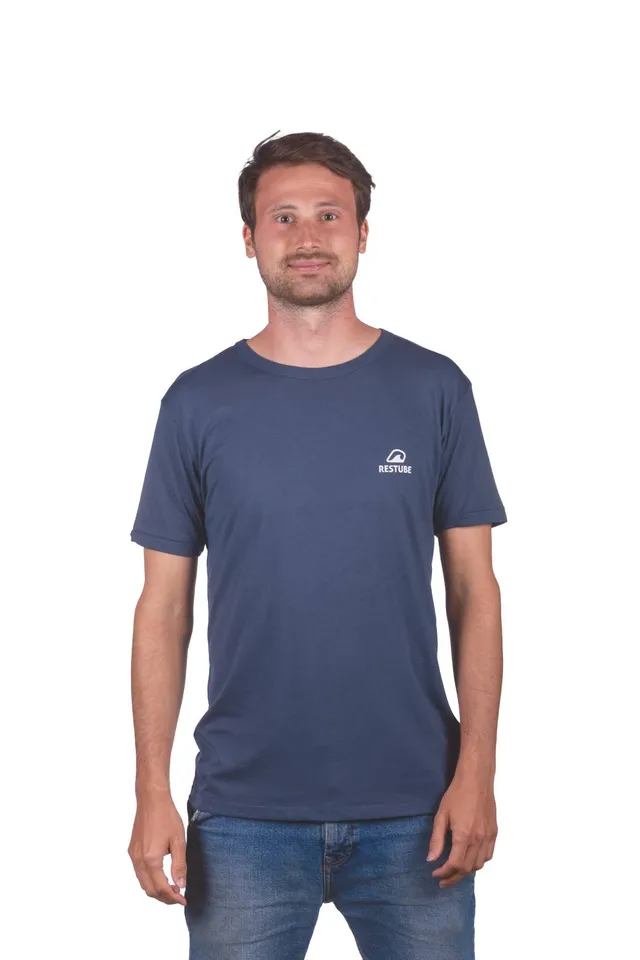 Restube Merch T-shirt homme bleu bambou taille M