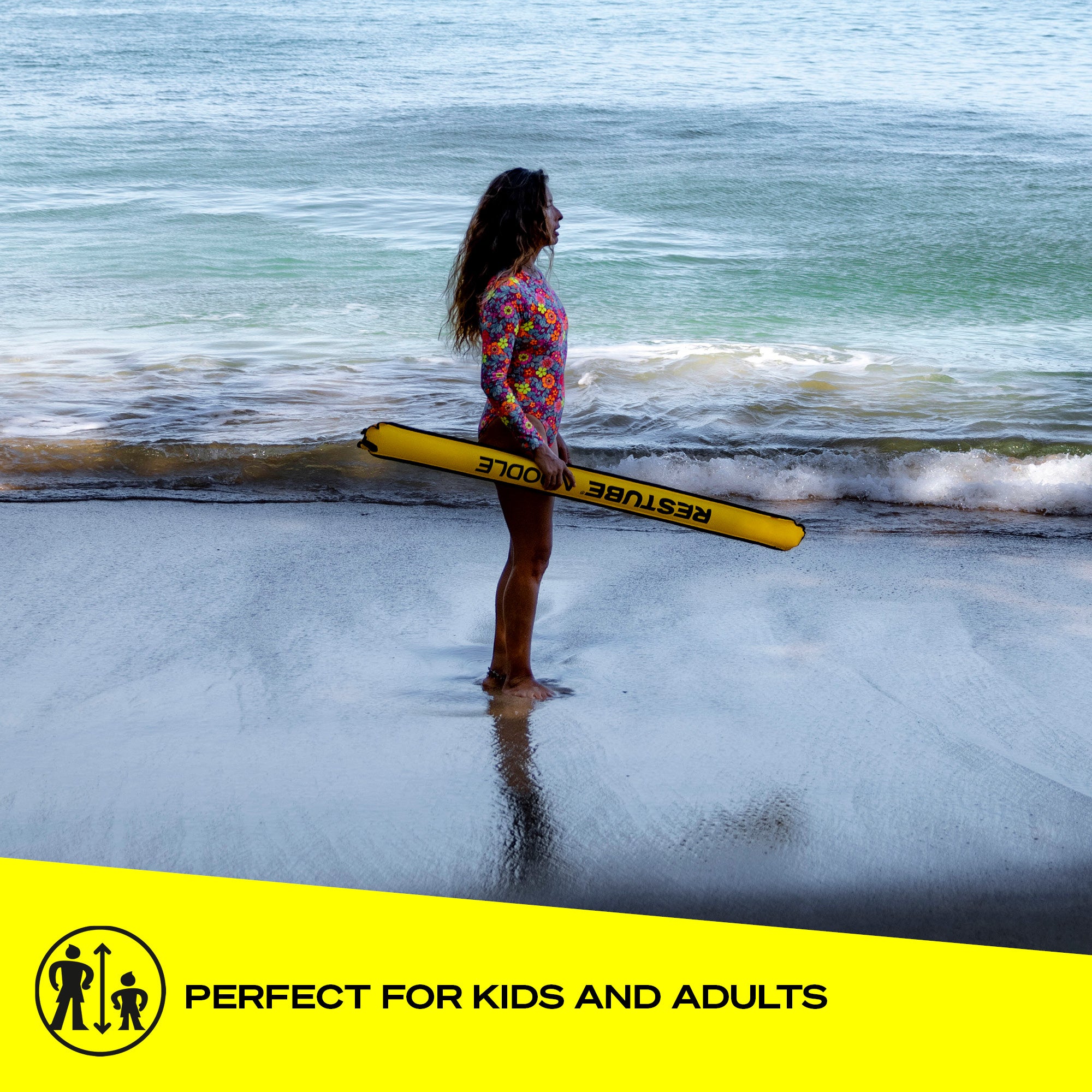 Restube Pool Noodle frite gonflable jaune enfant