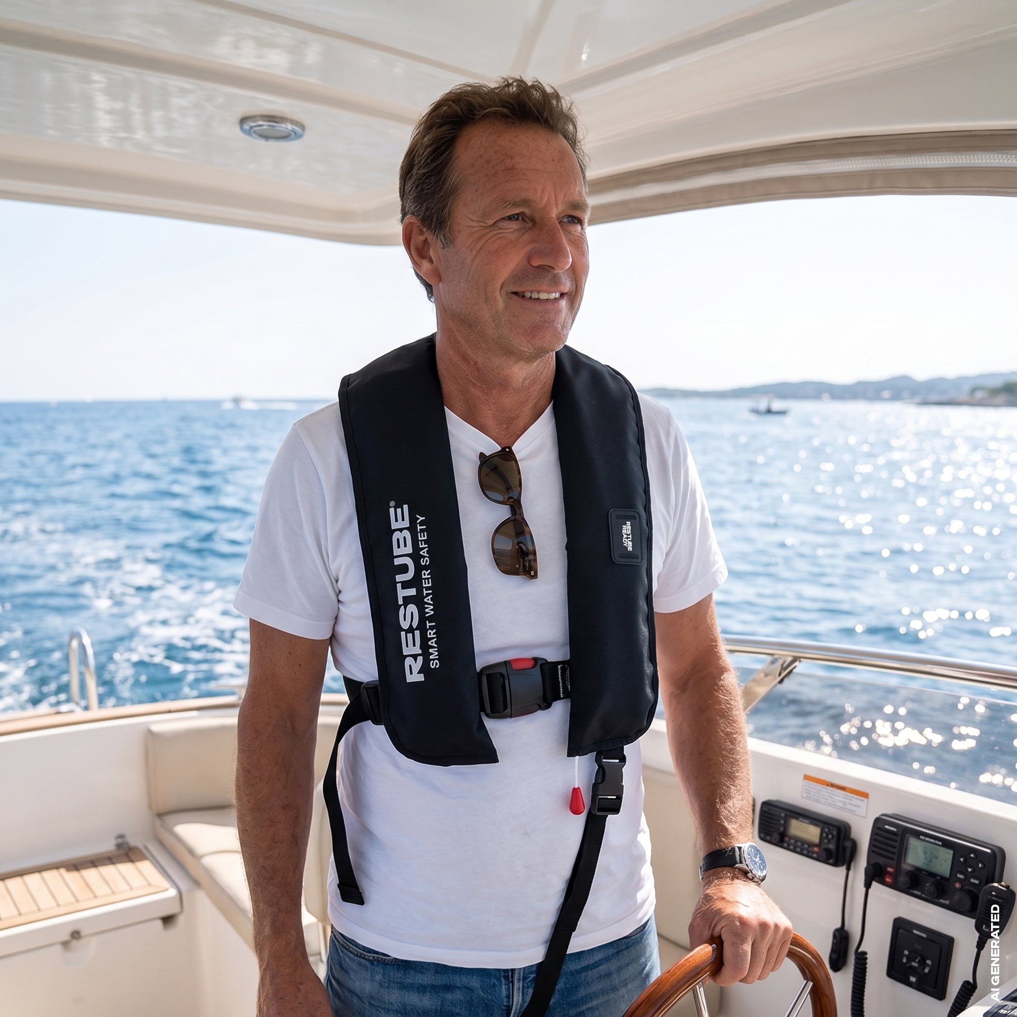 Restube Boat Lifejacket gilet gonflable 165N auto