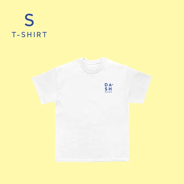 DASH Water T-Shirt Blanc Taille S Coton