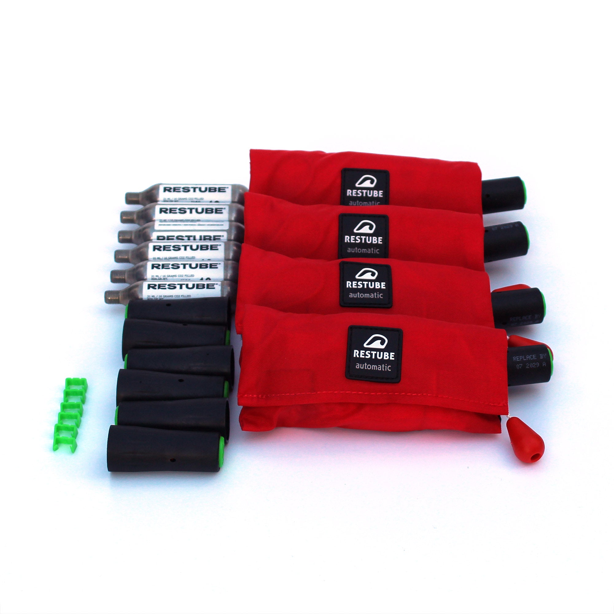 Restube Automatic 75 Case Set bouée secours x4