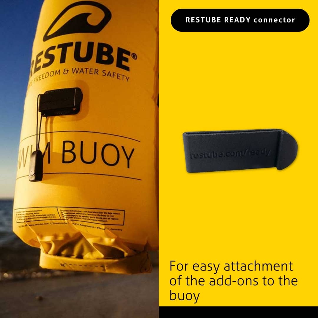 Restube Safety Buoy kit nage glace Pro + LED + bonnet
