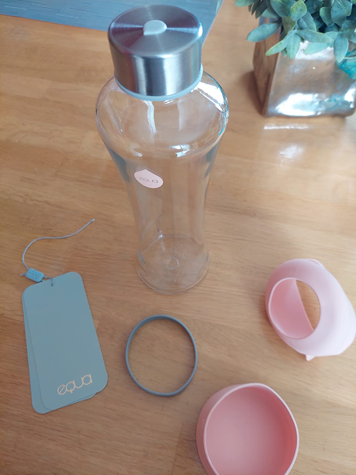 Equa Active Bouteille verre 550 ml Peach Tree