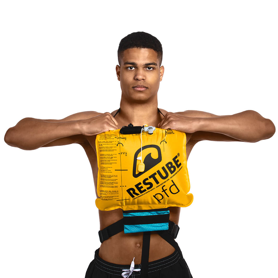Restube PFD gilet flottabilité 50N ceinture 315 g
