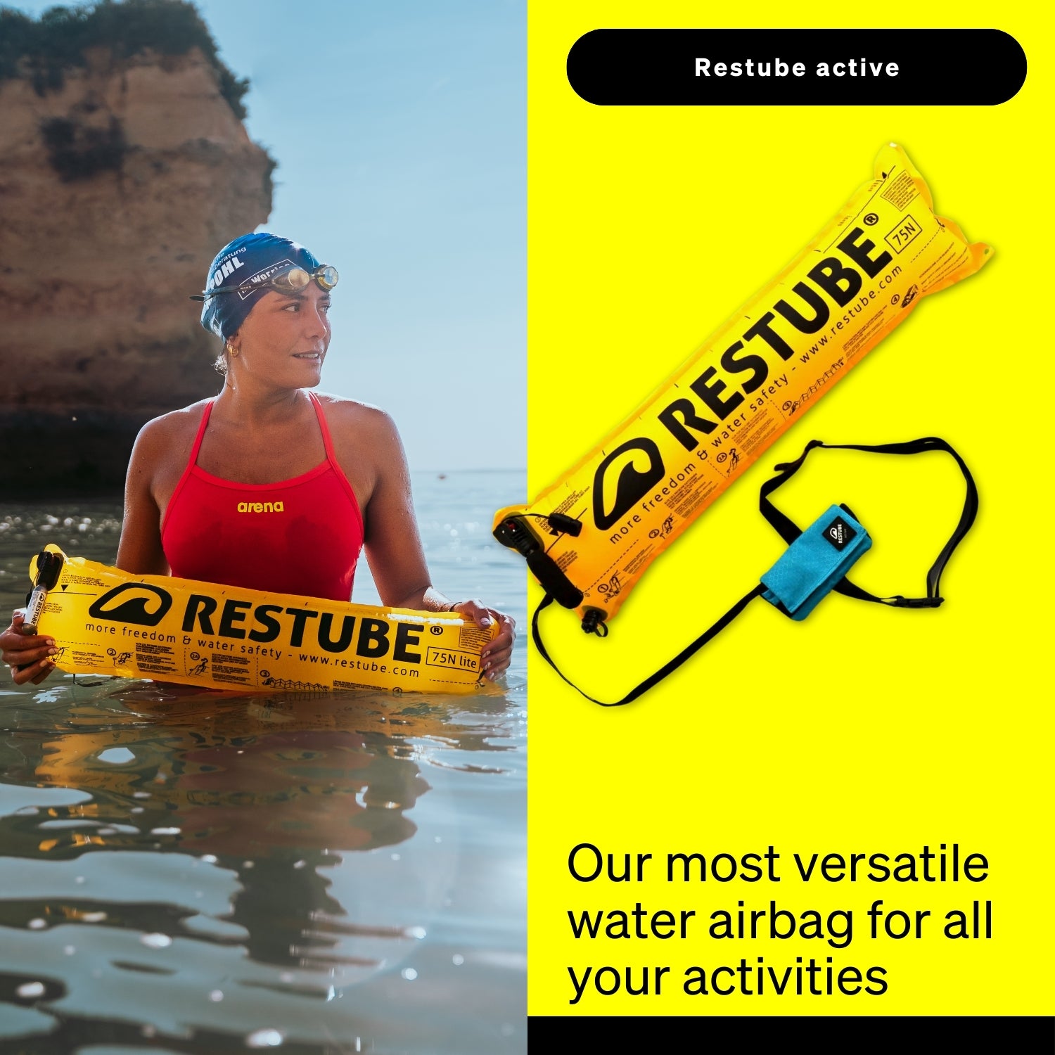 Restube Safety Buoys Active bouée de sécurité kit Icemint 50N