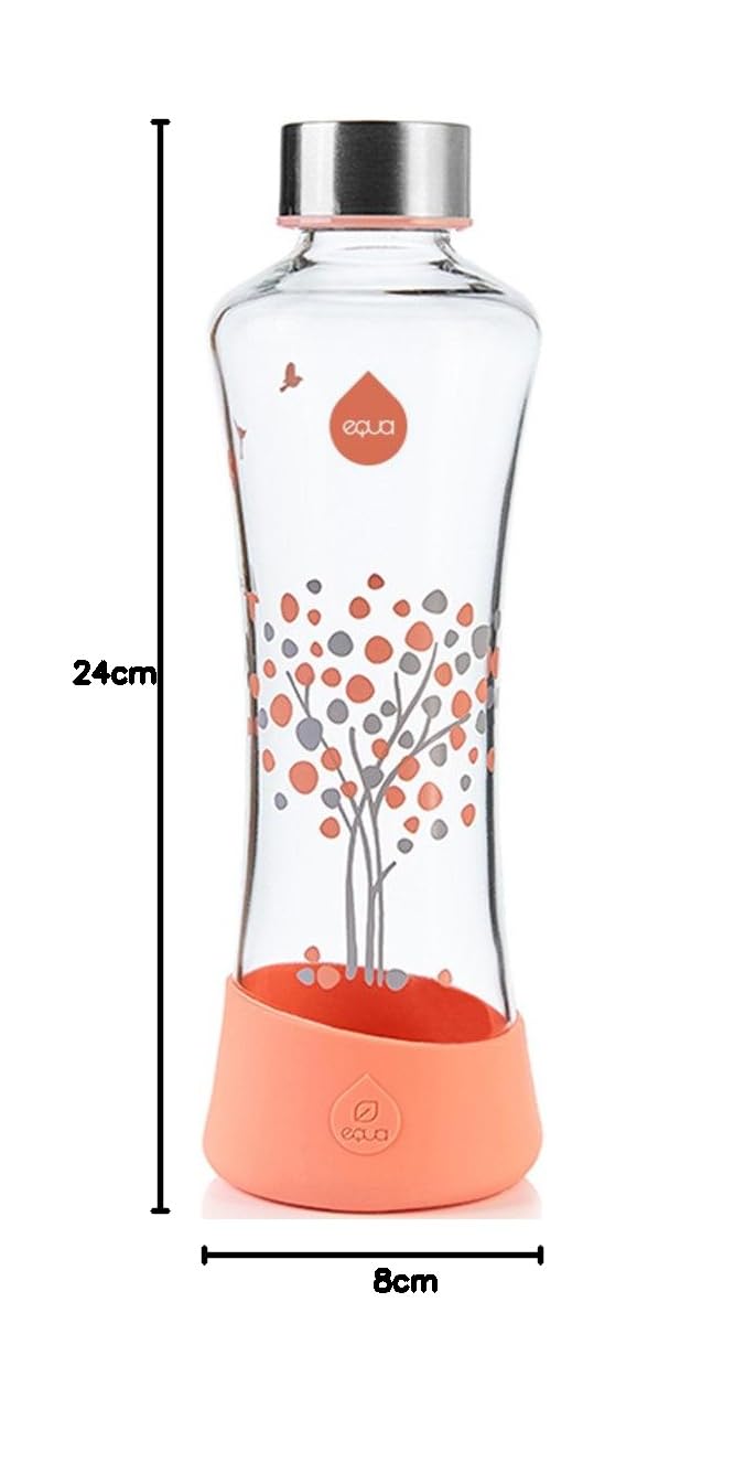 Equa Active Bouteille verre 550 ml Peach Tree