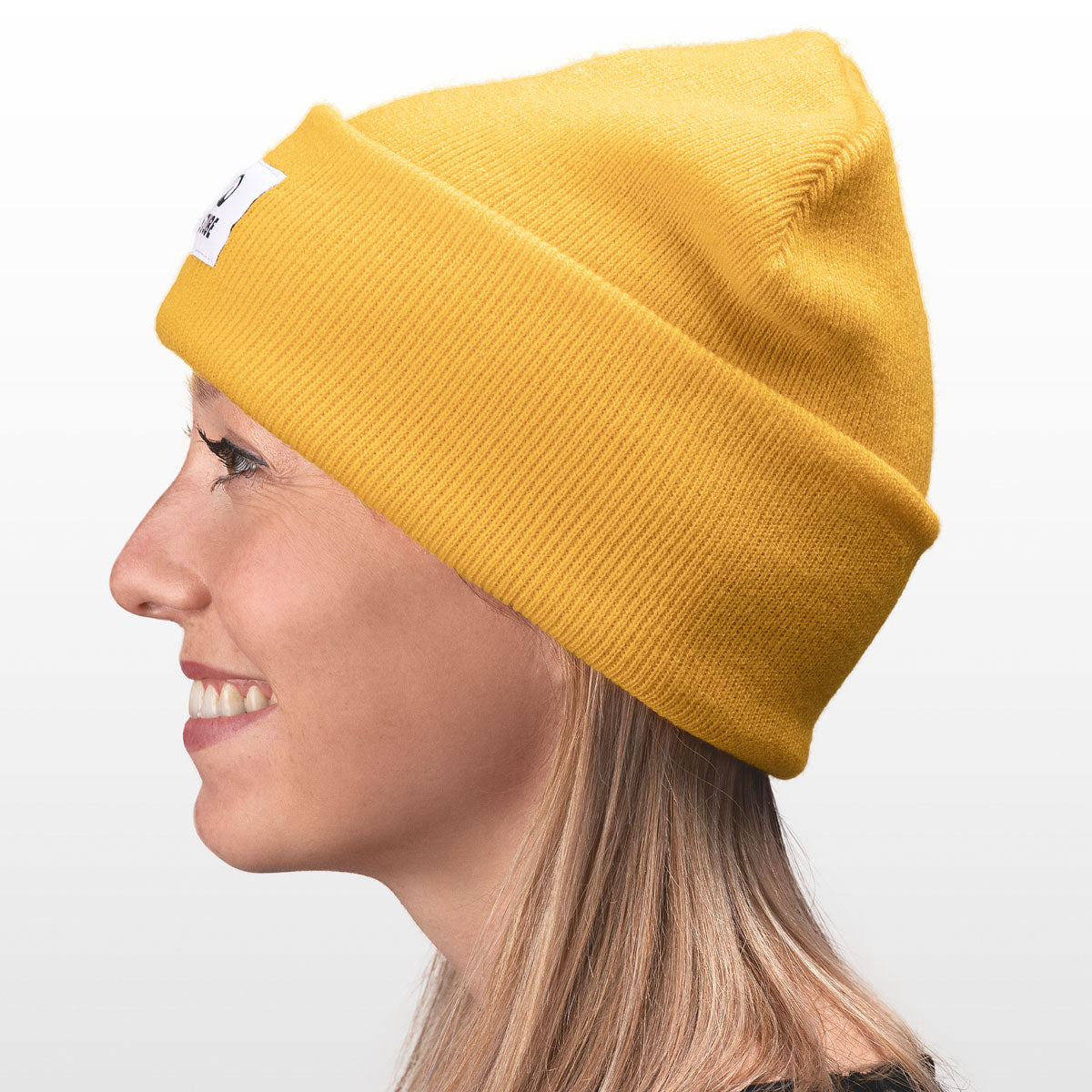 Restube Beanie bonnet jaune unisexe polyacrylique