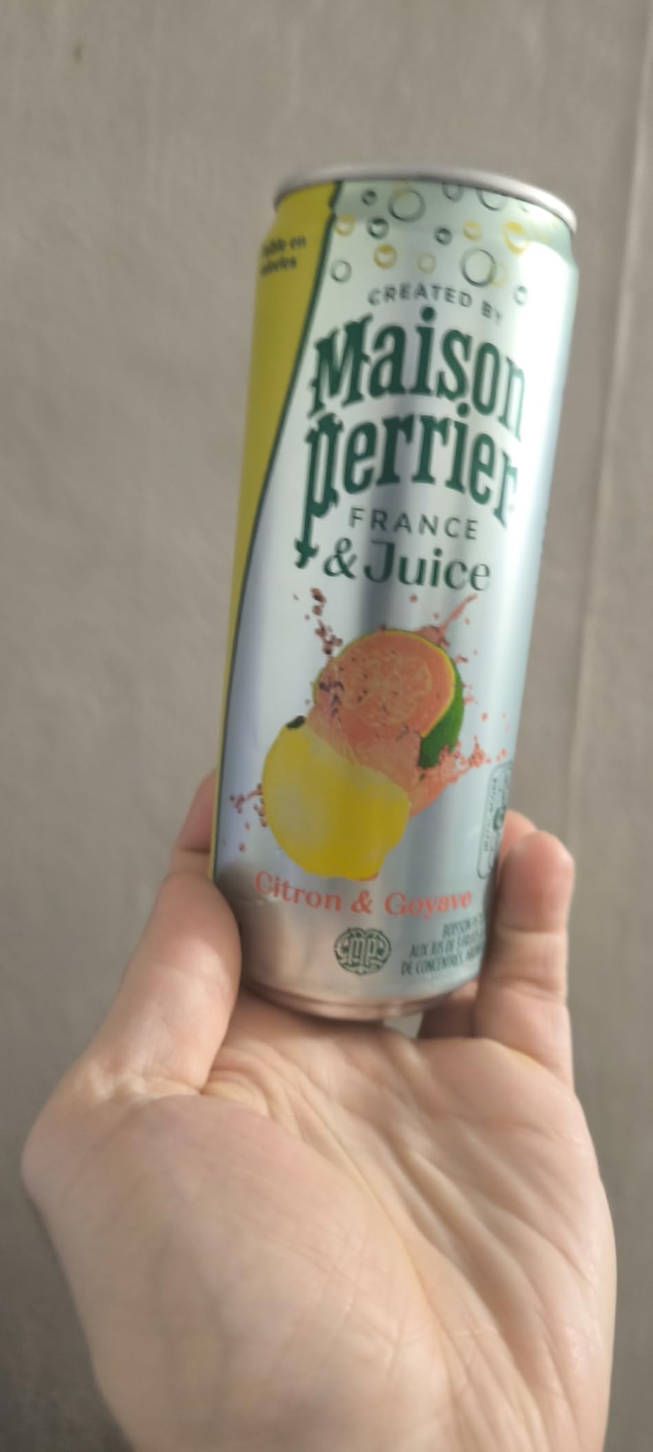 Maison Perrier Magnetic Juice boisson gazeuse citron goyave 24x33cl