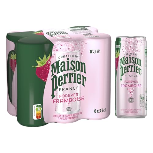 Maison Perrier Forever Framboise boisson gazeuse 4x6x33cl