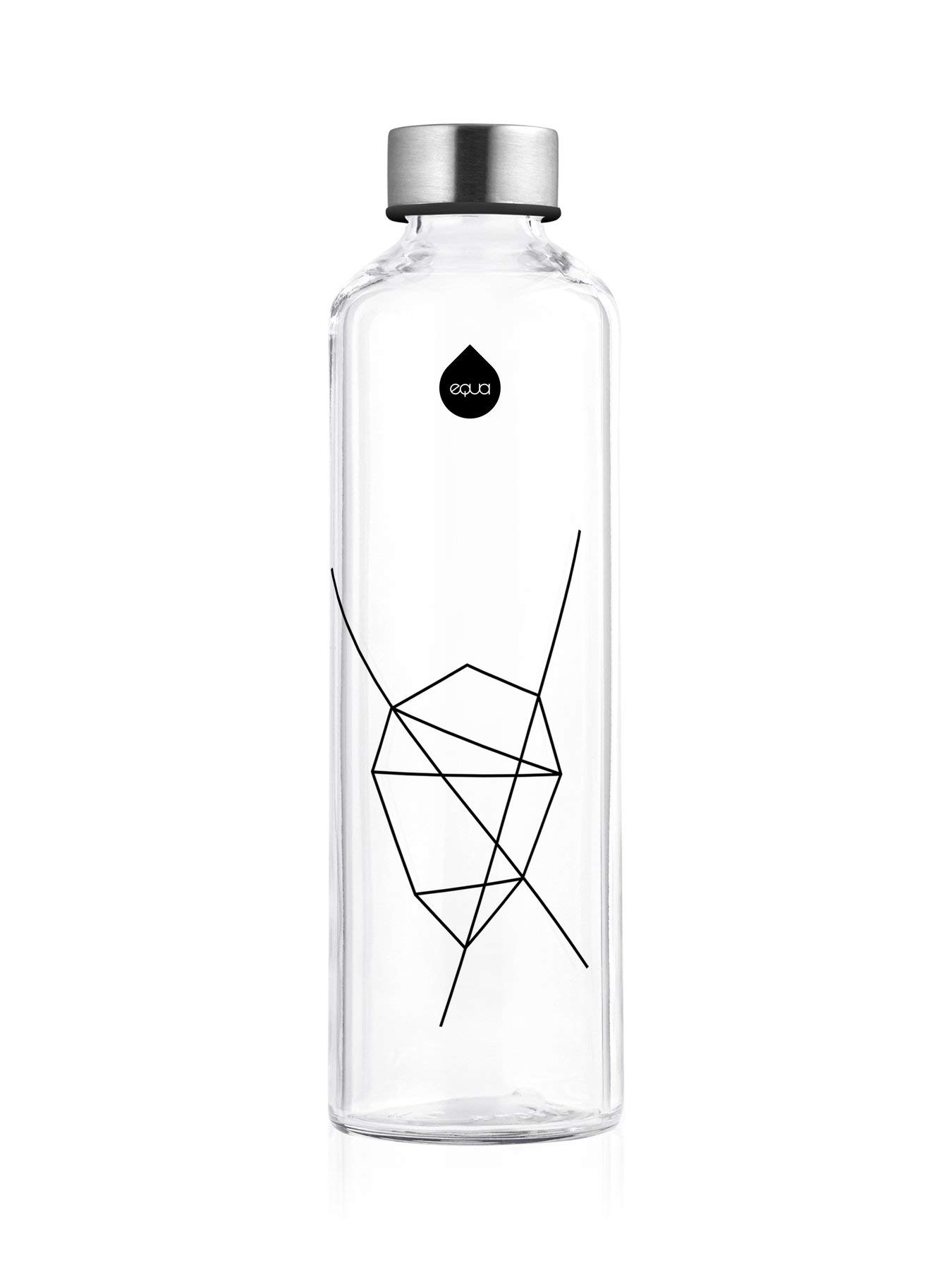 Equa Mismatch S gourde verre 750 ml housse feutre borosilicate