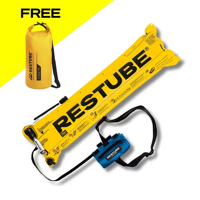 Restube Extreme kit bouée + drybag 20 L Jaune