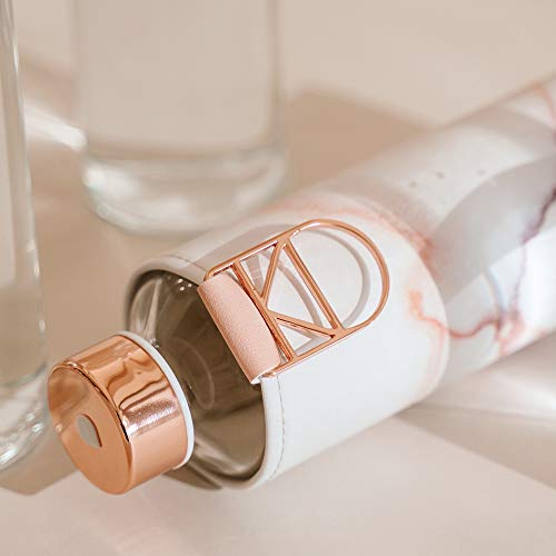 Equa Mismatch Faux LA bouteille verre 750 ml simili cuir